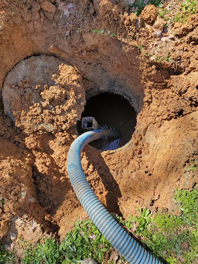 Steps involved in the septic pumping process